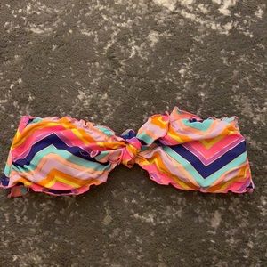 Multicolor bikini top